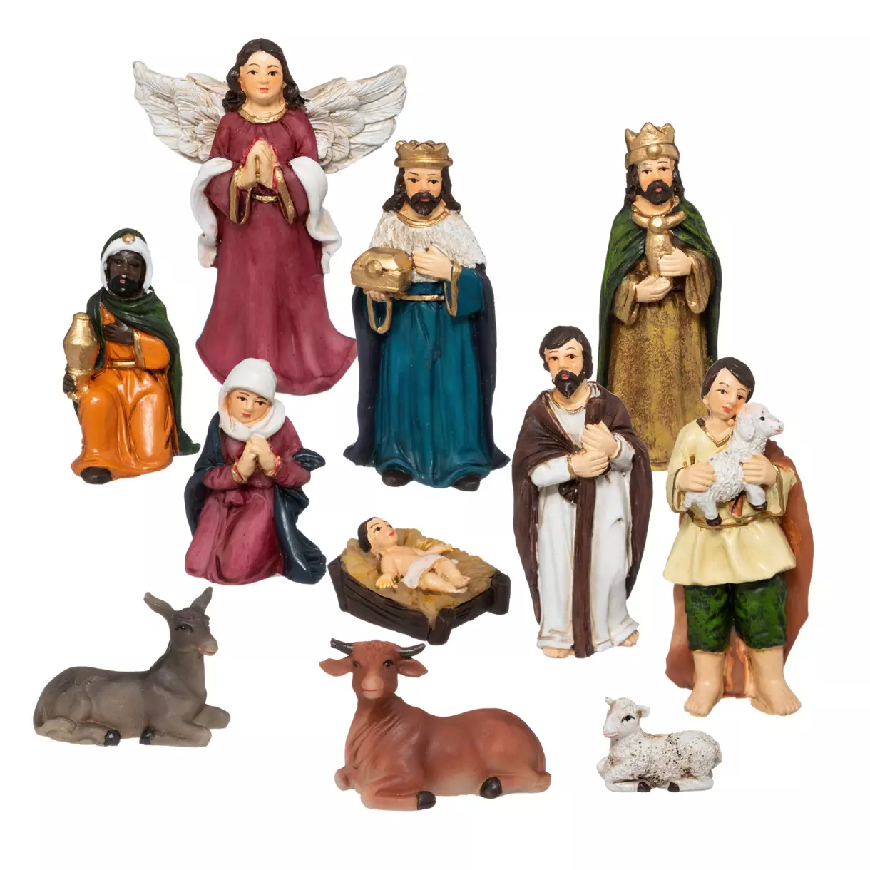 eminza Les 11 petits santons (Hauteur 7 cm) de Sainte-Louise