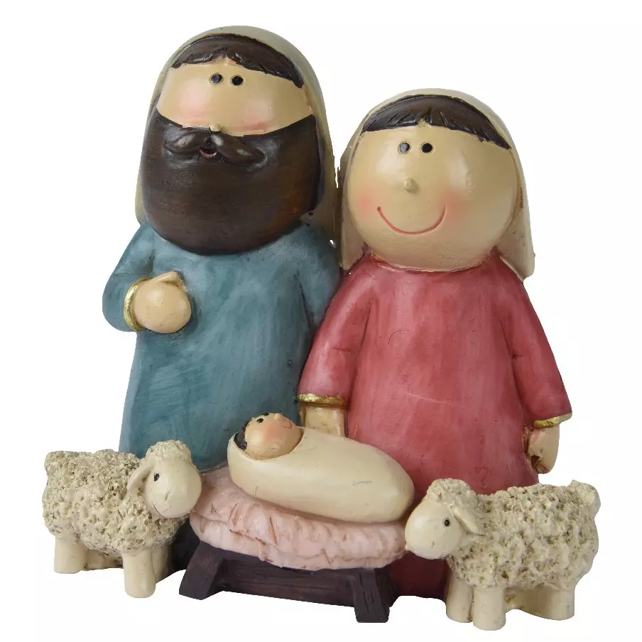 eminza Les 5 petits santons (Hauteur 11 cm) de Ronnie