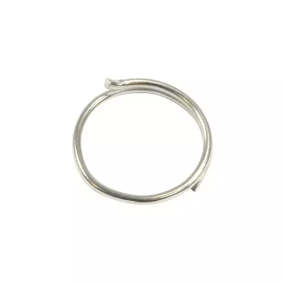 eminza Lot de 10 anneaux tringle rideau (D25 mm) Métal Brisé