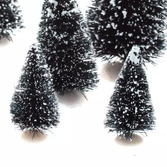 Eminza Lot De 10 Sapins Epicea Pour Aménager Un Village