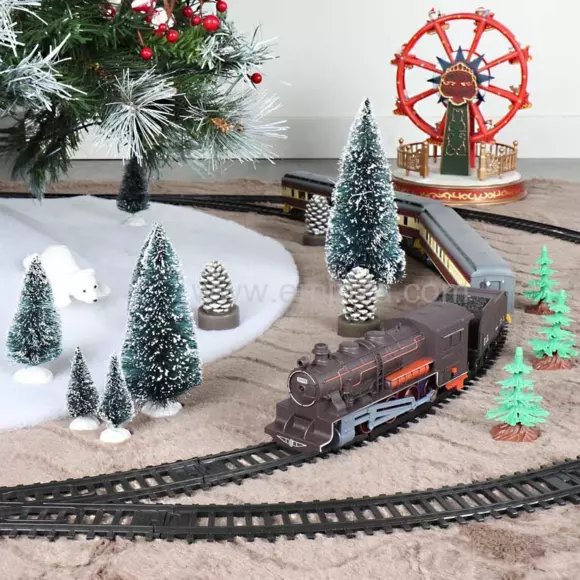 Eminza Lot De 10 Sapins Epicea Pour Aménager Un Village