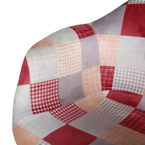 Eminza Lot De 2 Fauteuils Enfant Patchwork Lila Rose