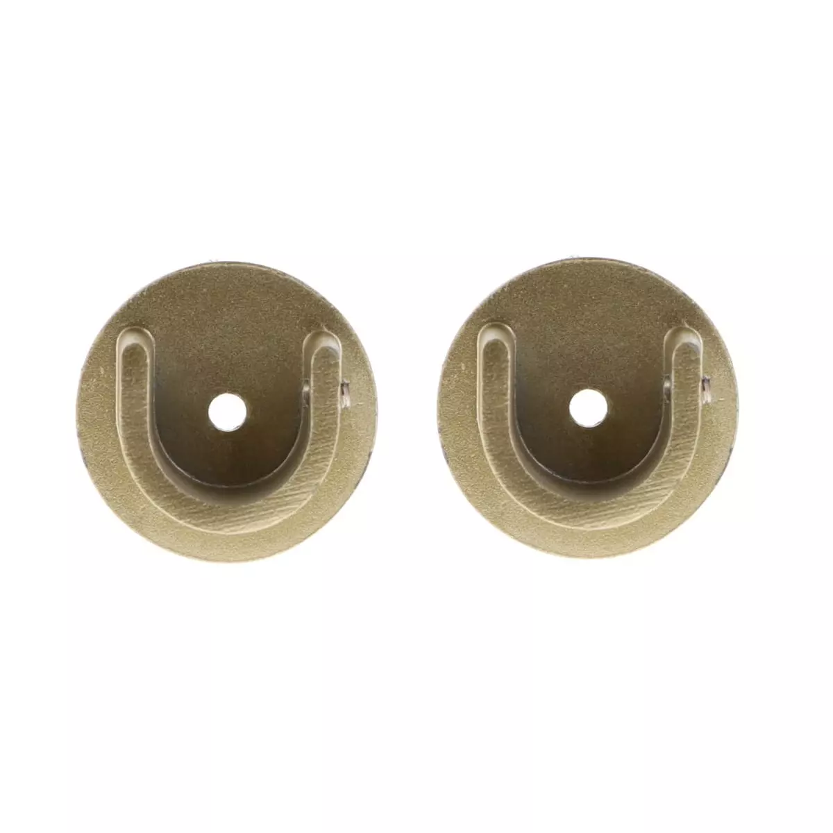 eminza Lot de 2 naissances tringle rideau (D20 mm) Jim or