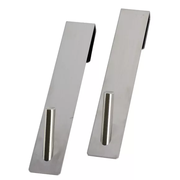 Eminza Lot De 2 Patères à Suspendre Spécial Paroi De Douche (H18 Cm) Chrome