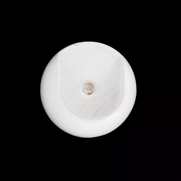 Eminza Lot De 2 Supports Pour Tringle Bois (L45 / D28 Mm) Blanc