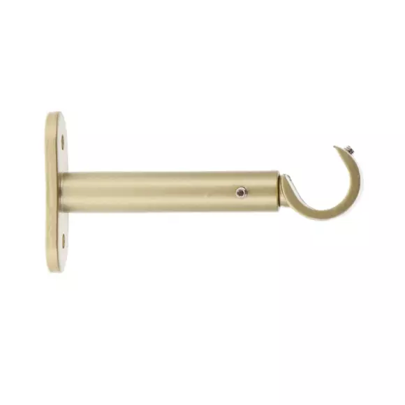 Eminza Lot De 2 Supports Tringles Extensibles (L90 - L150 / D20 Mm) Jim Gouttière Or