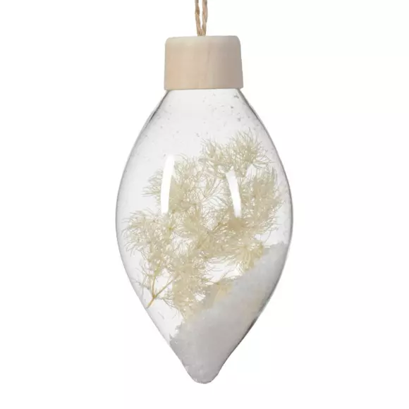 Eminza Lot De 2 Suspensions En Verre (H13 Cm) Roseaux Transparent