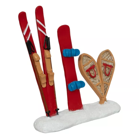 Eminza Lot De 3 Accessoires (H10 Cm) Sport D'hiver Pour Village