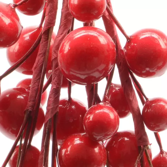 Eminza Lot De 3 Branches De Baies (15 Cm) Billa Rouge