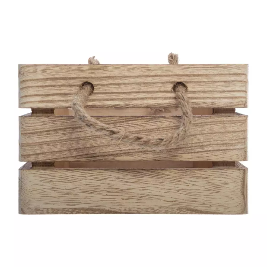 Eminza Lot De 3 Caisses Cagettes (H15 Cm) Colonial Naturel