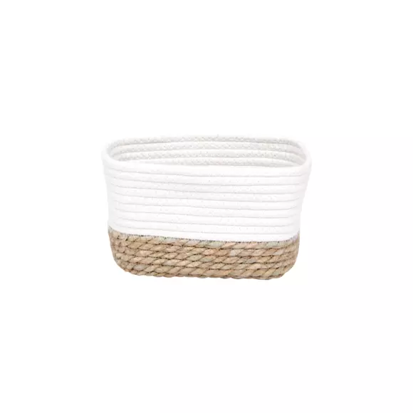 Eminza Lot De 3 Paniers De Rangement (H13 Cm) Timeless Blanc