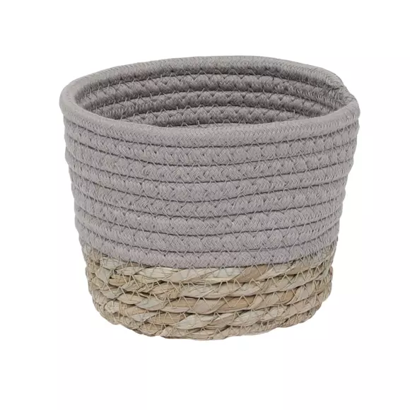 Eminza Lot De 3 Paniers De Rangement (H17 Cm) Trix Taupe