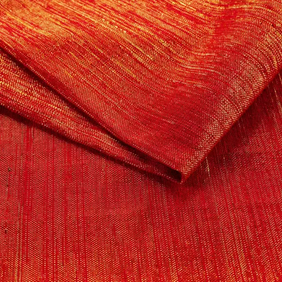 Eminza Lot De 3 Serviettes Coton (40 X 40 Cm) Elegancia Rouge