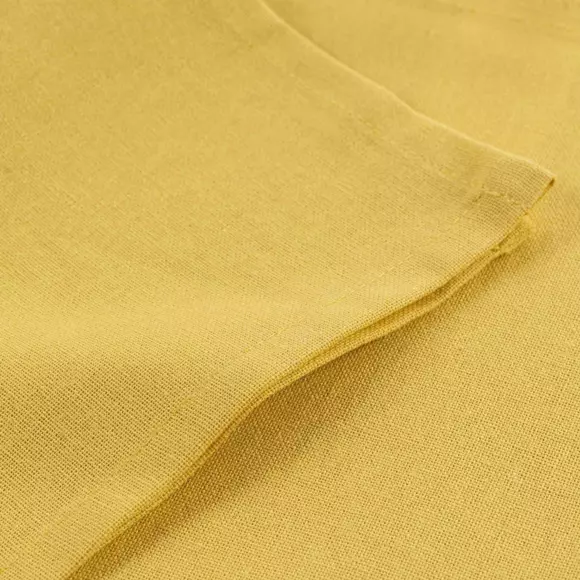 Eminza Lot De 3 Serviettes Coton (40 X 40 Cm) Initia Jaune