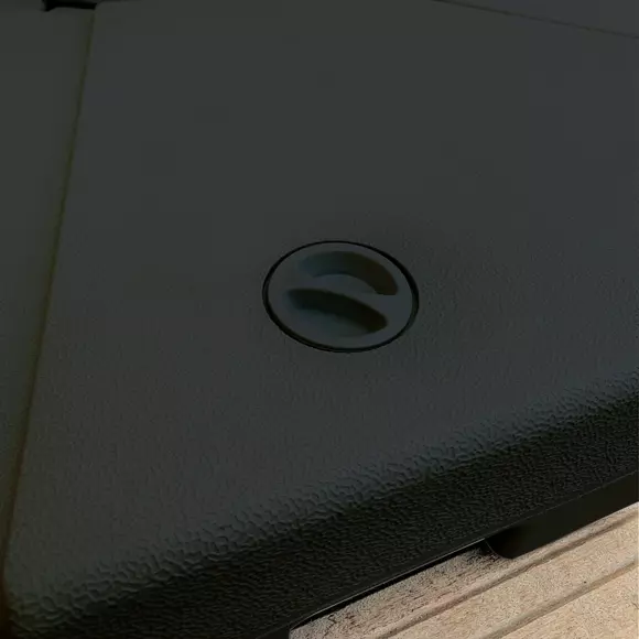 Eminza Lot De 4 Dalles Pour Parasol Déporté 20L Noir