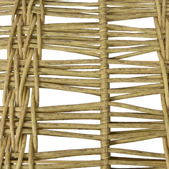 Eminza Loveuse Suspendue Résine Tressée Manila Naturel