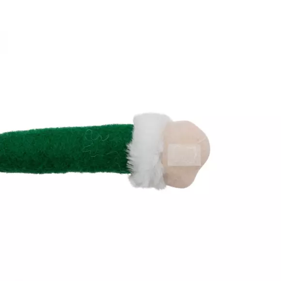 Eminza Lutin De Noël à Accrocher (H46 Cm) Octave Rouge Et Vert