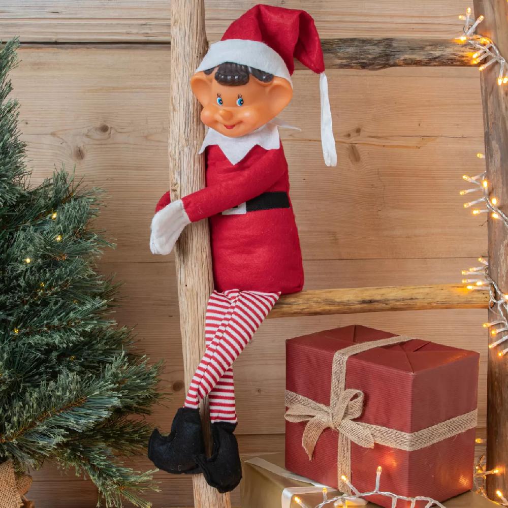 eminza Lutin farceur (H65 cm) Emile les mains scratchées