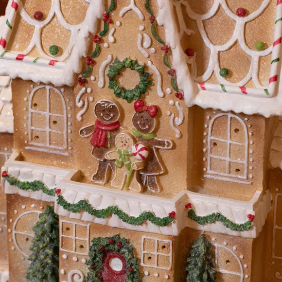 Eminza Maison Décorative Géante (H67 Cm) Biscuit Pain D'épices