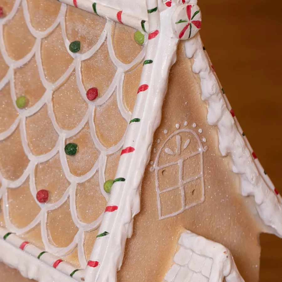 Eminza Maison Décorative Géante (H67 Cm) Biscuit Pain D'épices