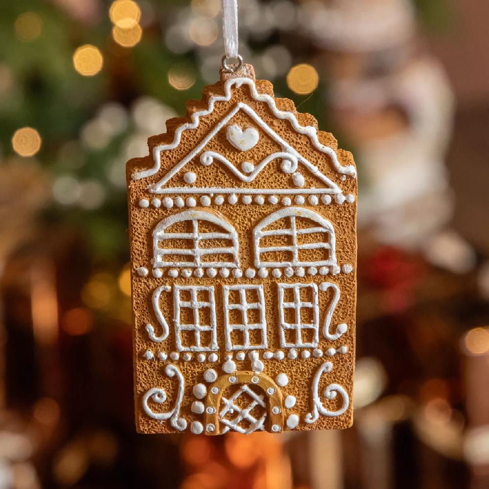 eminza Maisonnette à suspendre (H10 cm) Délice sucré de Noël