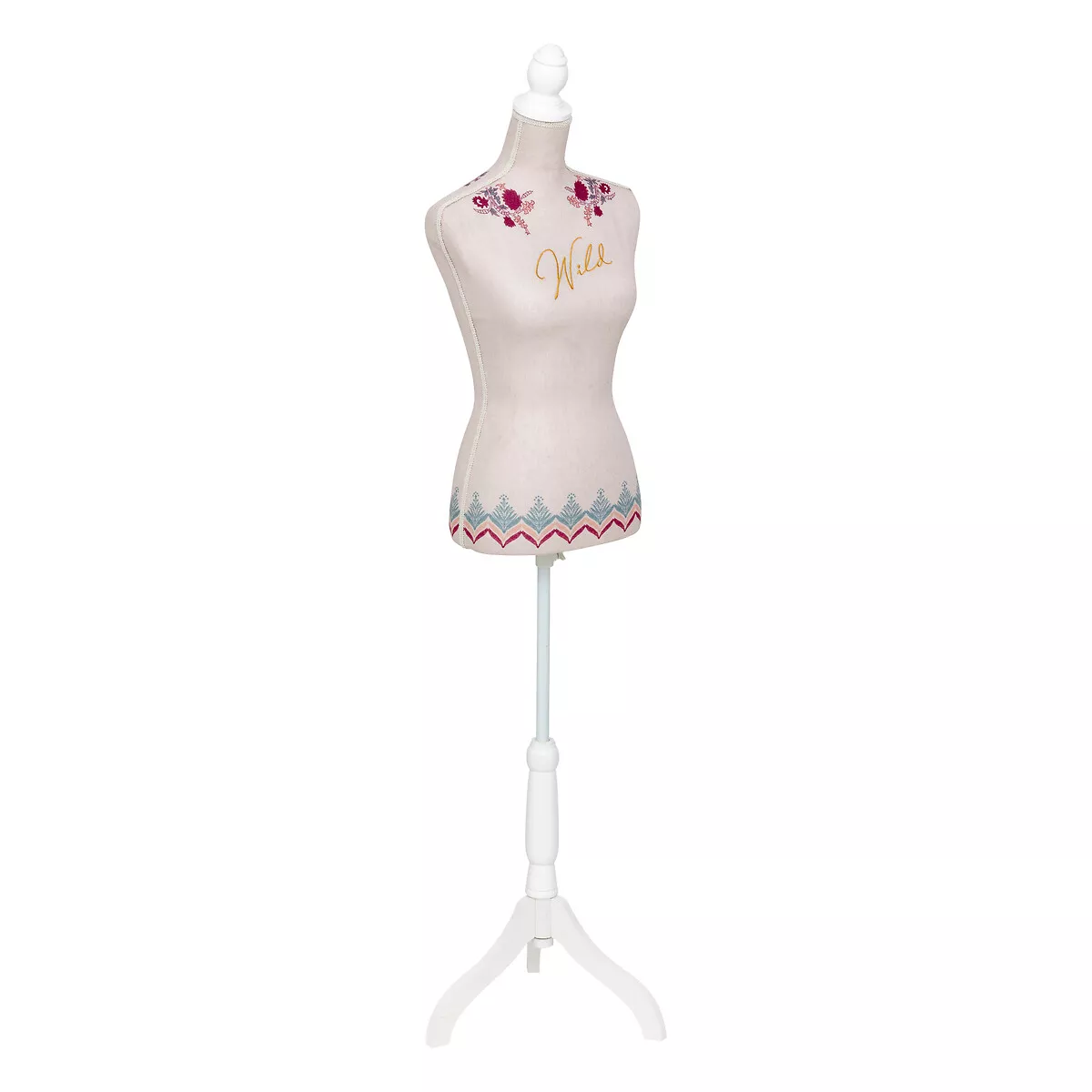 eminza Mannequin Buste en bois décoratif (H160 cm) Wild Romance