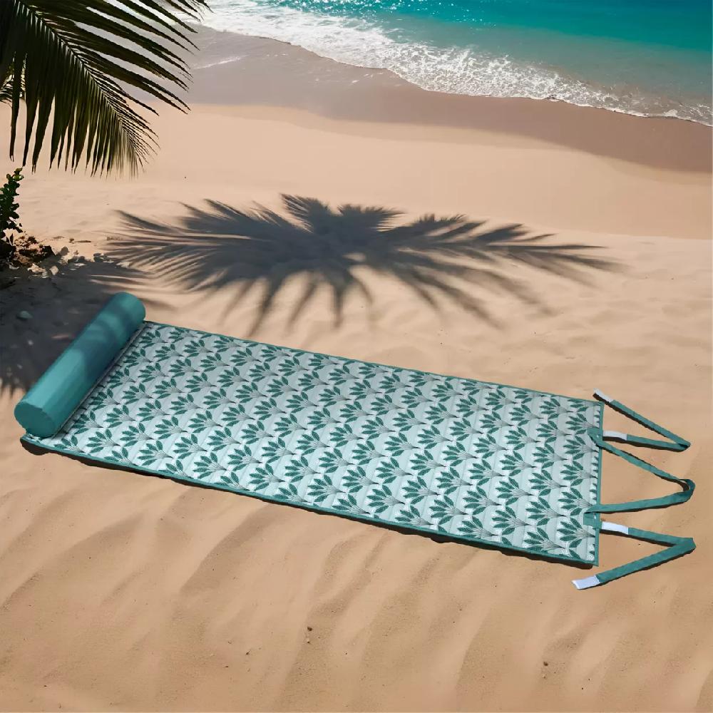 eminza Matelas de plage enroulable (L150 cm) Adea Vert