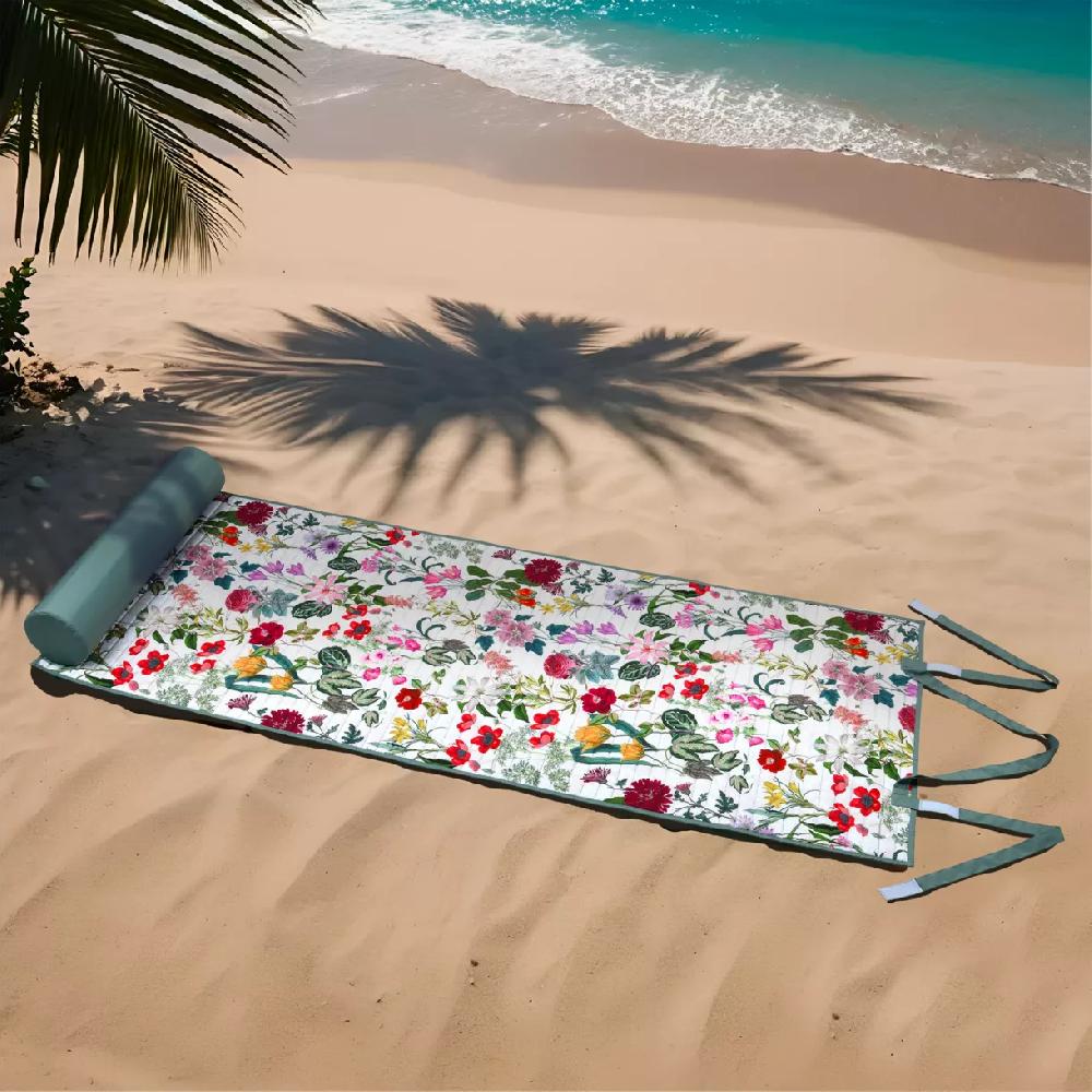 eminza Matelas de plage enroulable (L150 cm) Florine Multicolore