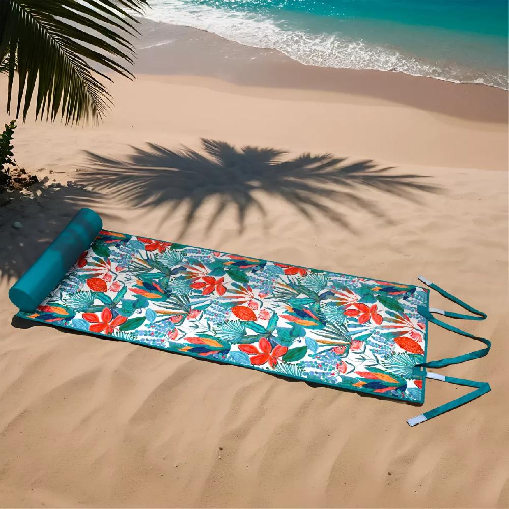 eminza Matelas de plage enroulable (L150 cm) Mandali Multicolore