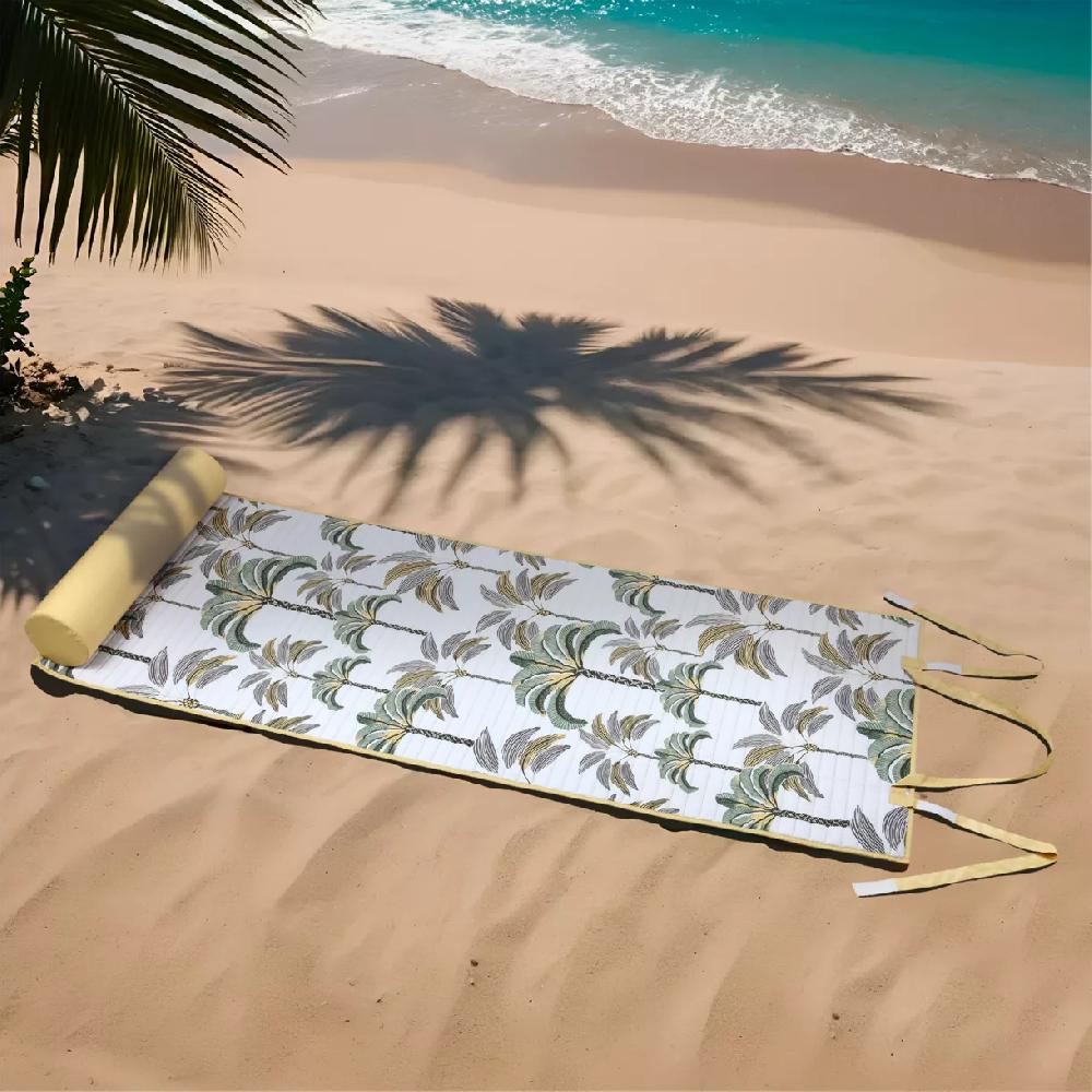 eminza Matelas de plage enroulable (L150 cm) Ravenala Vert