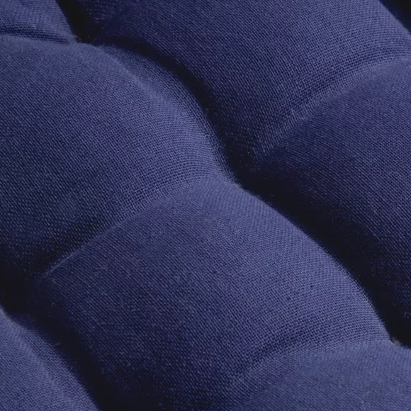Eminza Matelas De Sol Coton (120 X 60 Cm) Pixel Bleu Marine