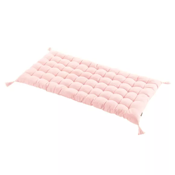 Eminza Matelas De Sol Coton (120 X 60 Cm) Pixel Rose Poudré