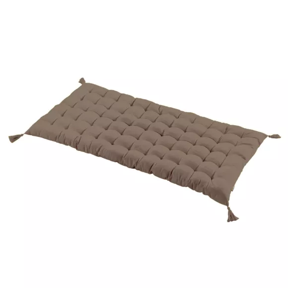 Eminza Matelas De Sol Coton (120 X 60 Cm) Pixel Taupe