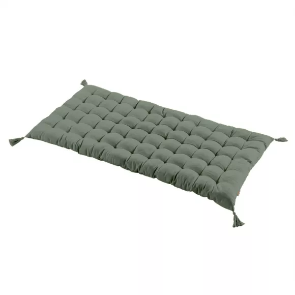 Eminza Matelas De Sol Coton (120 X 60 Cm) Pixel Vert Kaki