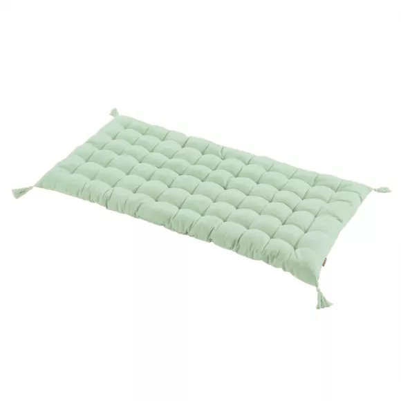 Eminza Matelas De Sol Coton (120 X 60 Cm) Pixel Vert Menthe