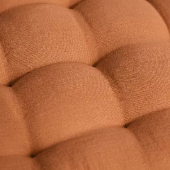 Eminza Matelas De Sol Gaze De Coton (60 X 120 Cm) Gaïa Abricot