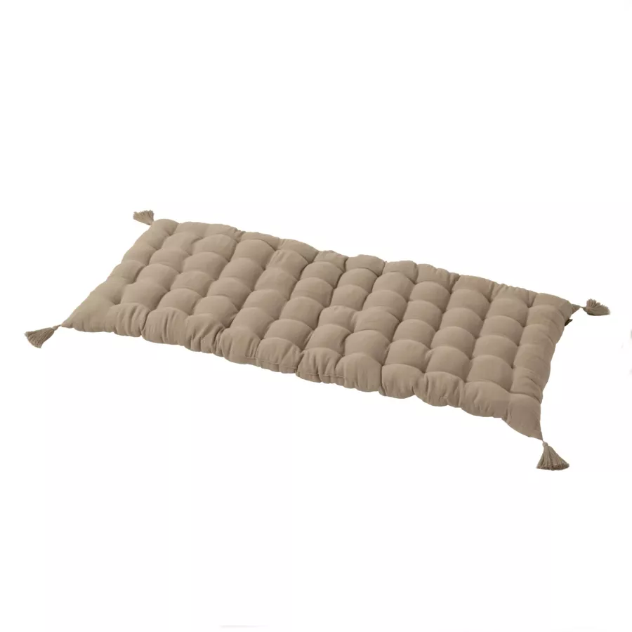 Eminza Matelas De Sol Gaze De Coton (60 X 120 Cm) Gaïa Ficelle