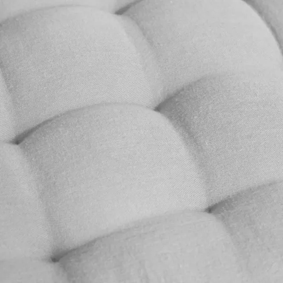 Eminza Matelas De Sol Gaze De Coton (60 X 120 Cm) Gaïa Gris Nuage