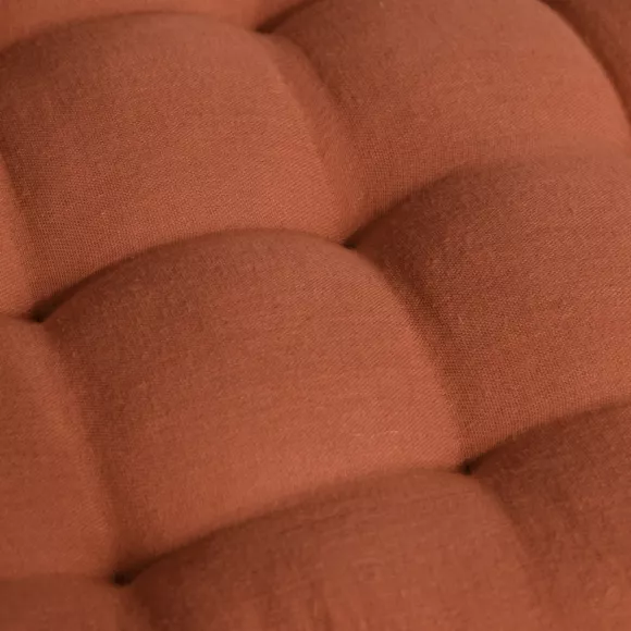 Eminza Matelas De Sol Gaze De Coton (60 X 120 Cm) Gaïa Terracotta