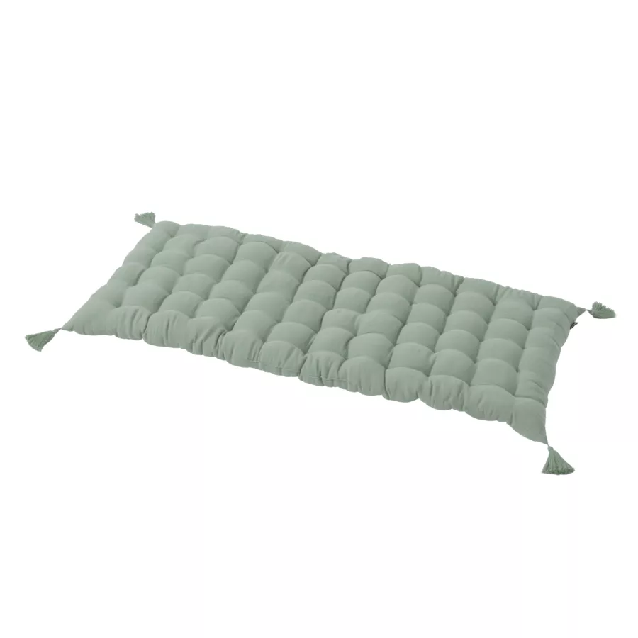 Eminza Matelas De Sol Gaze De Coton (60 X 120 Cm) Gaïa Vert Eucalyptus