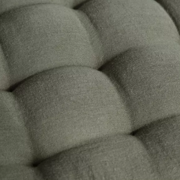 Eminza Matelas De Sol Gaze De Coton (60 X 120 Cm) Gaïa Vert Romarin