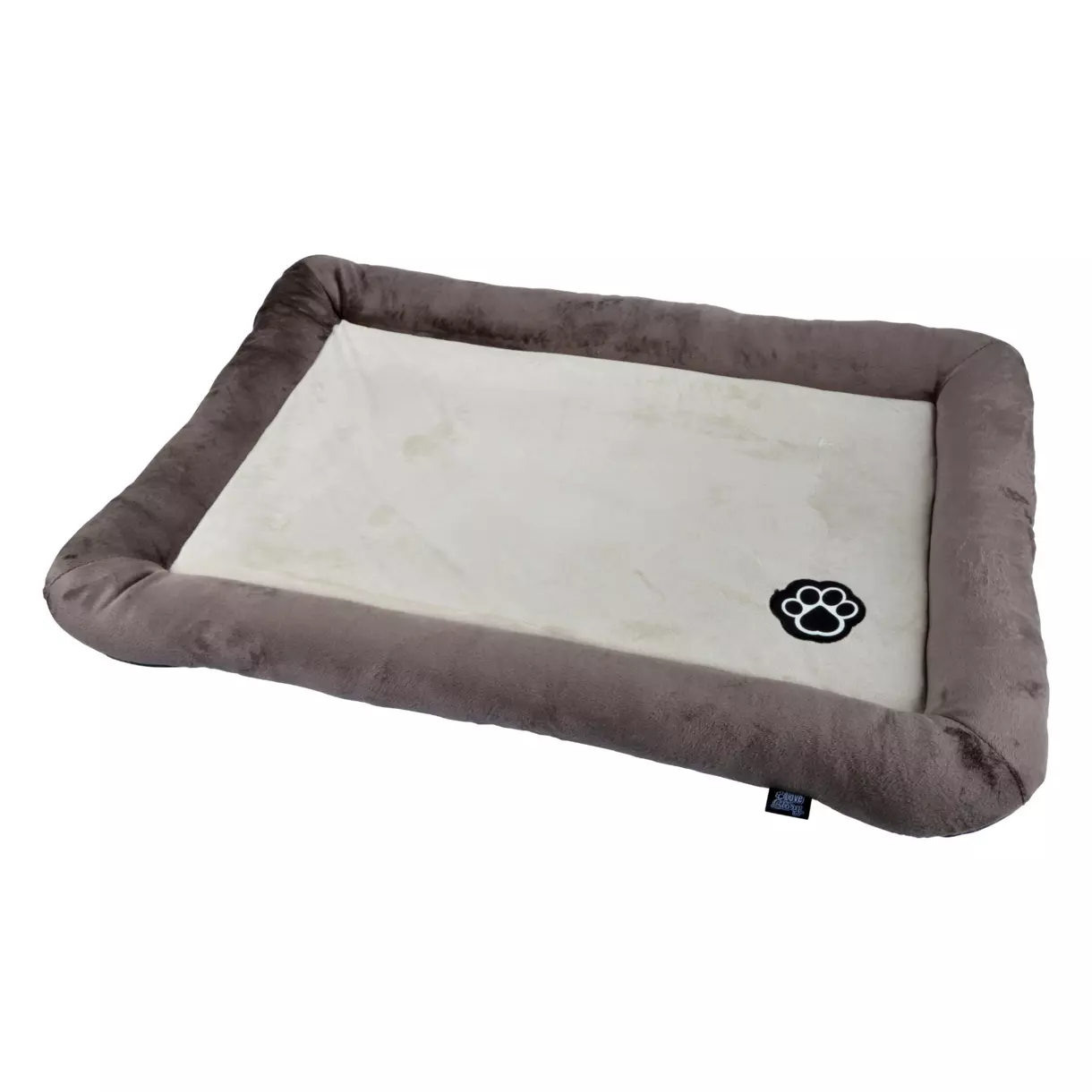 eminza Matelas pour chat et chien Patchy L90 cm Noisette/Beige