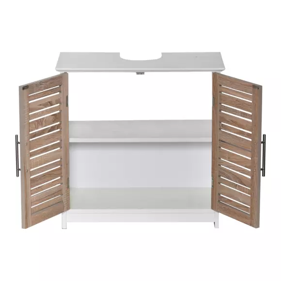 Eminza Meuble Dessous Lavabo (60 X H70 Cm) Stockholm Bois