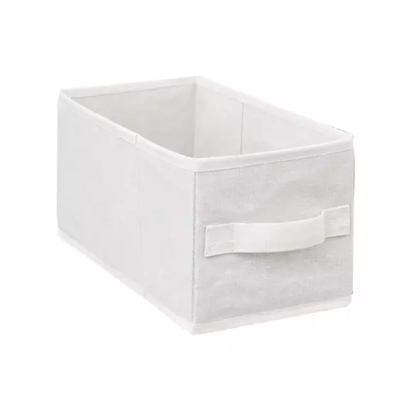 Eminza Meuble étroit Paniers 4 Niveaux (19 X H78.5 Cm) Tidy Box Ecru