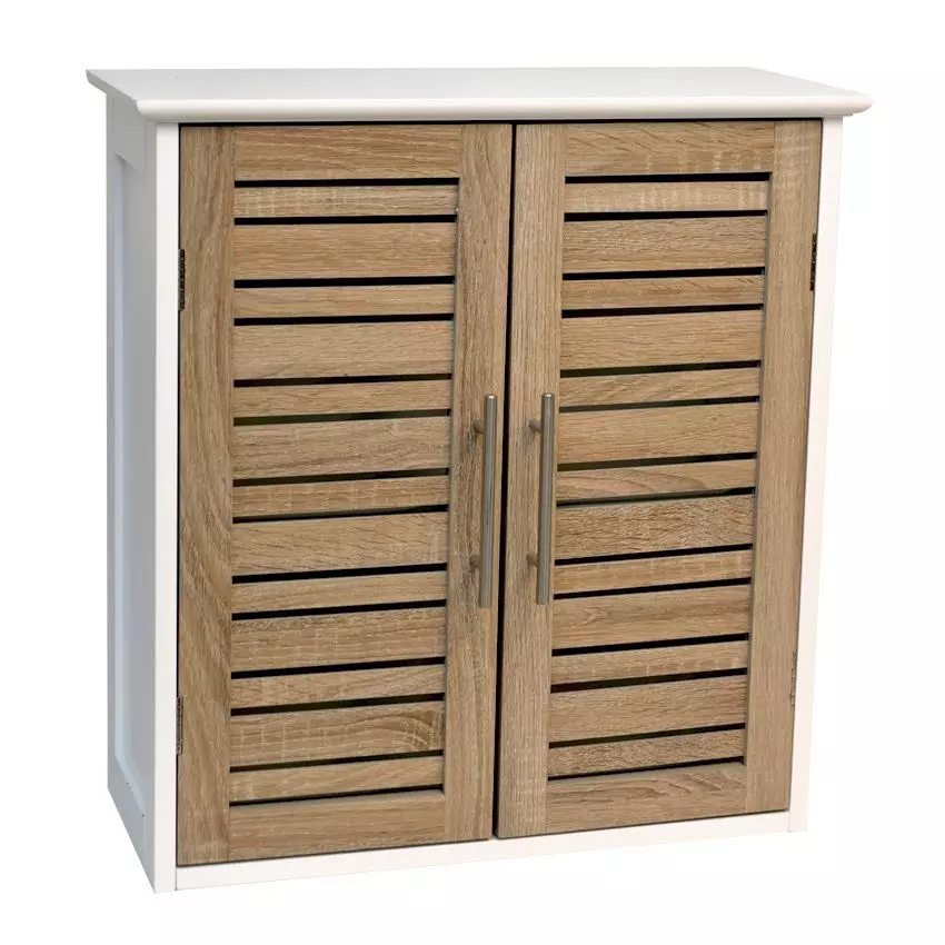 eminza Meuble haut de salle de bain (52 x H55 cm) Stockholm Bois