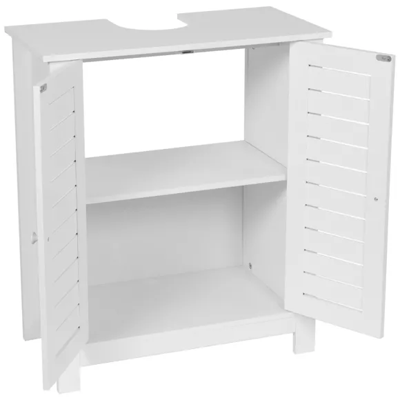 Eminza Meuble Sous Lavabo (60 X H70 Cm) Santorin Blanc
