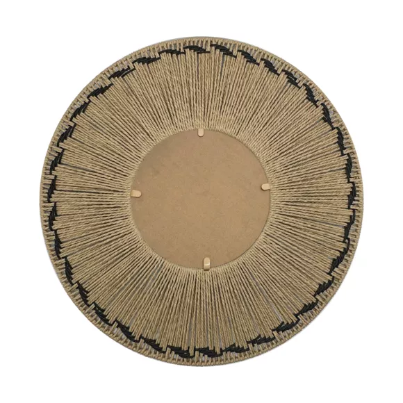 Eminza Miroir Mural Rond En Corde (D65 Cm) Tuvalu Naturel