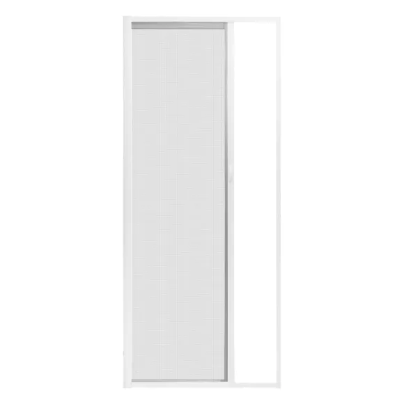 Eminza Moustiquaire Porte Fenêtre Enroulable Latérale (140 X 230 Cm) Moustyk Blanc