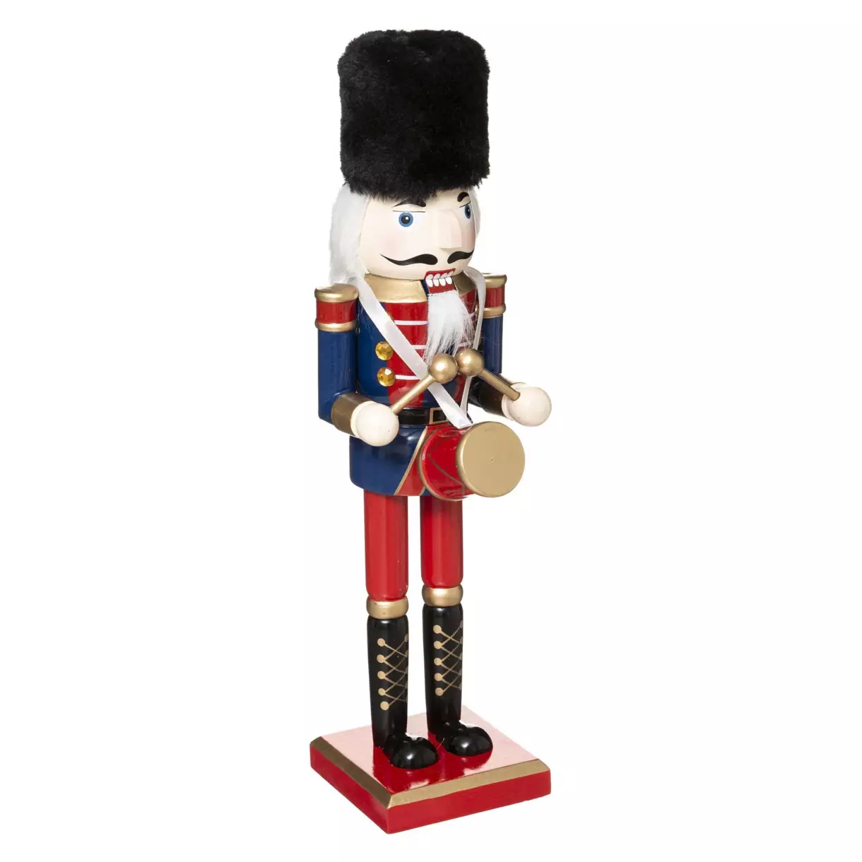 eminza Musicien en bois Casse-noisette (H25 cm) Matéo