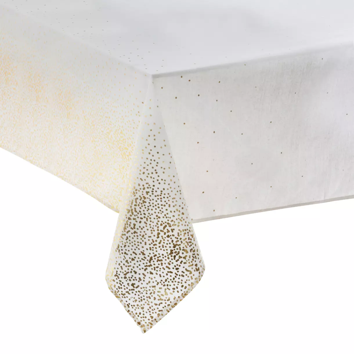 eminza Nappe de Noël rectangulaire (140 x 240 cm) Leopard Blanc